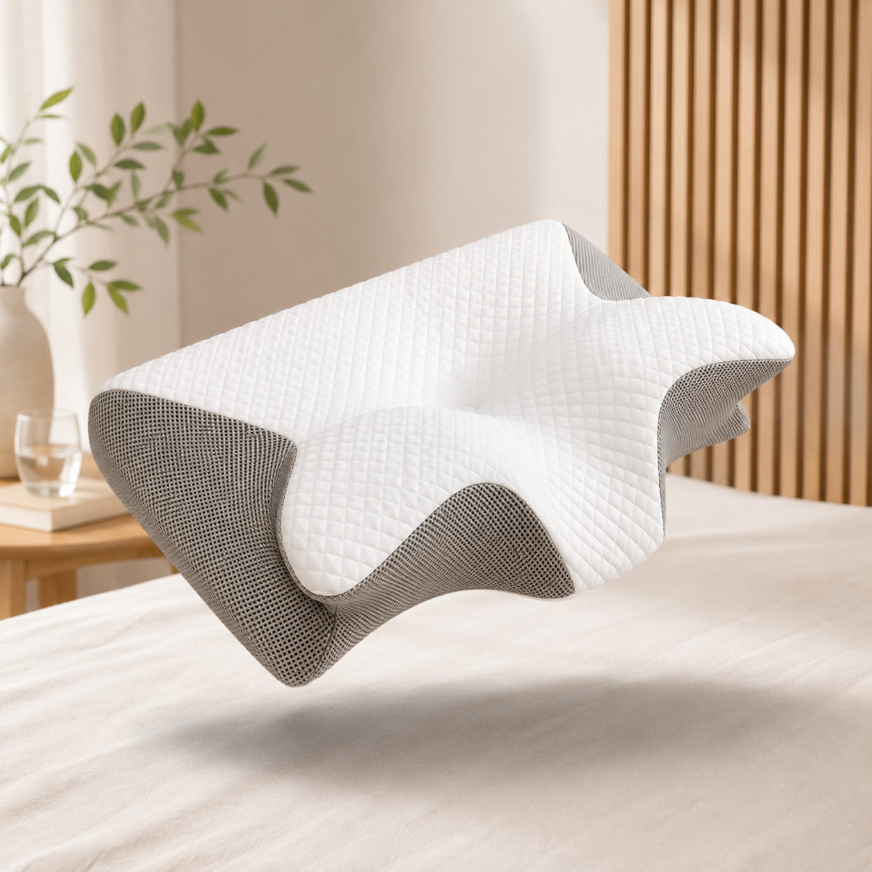 ErgoNest™ – Ergonomisk Nackkudde som Lindrar Nack- & Ryggsmärta