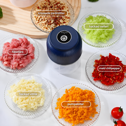 QuickChop™ - Bärbar mini-mat hackare