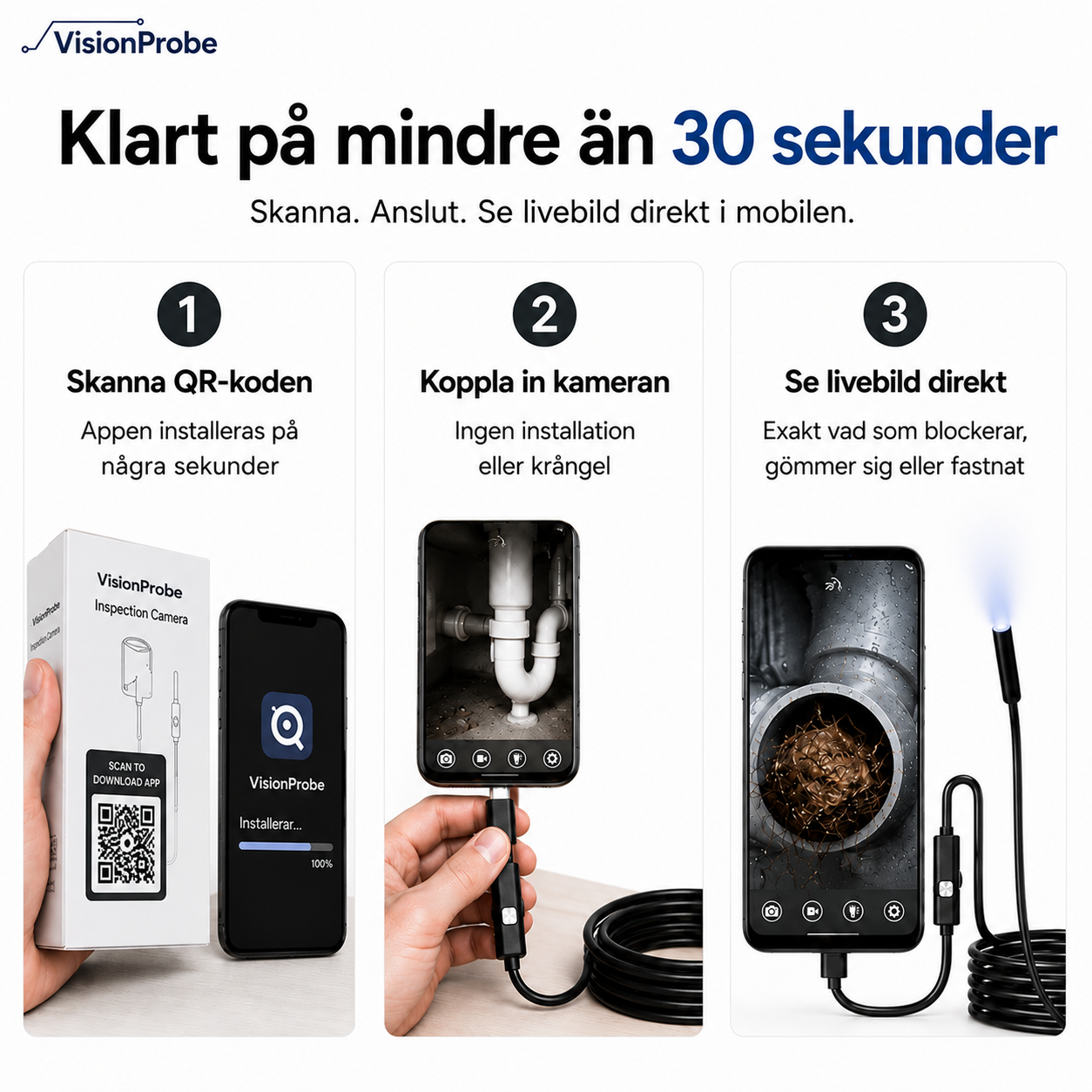 VisionProbe™ – Se det du aldrig kommer åt