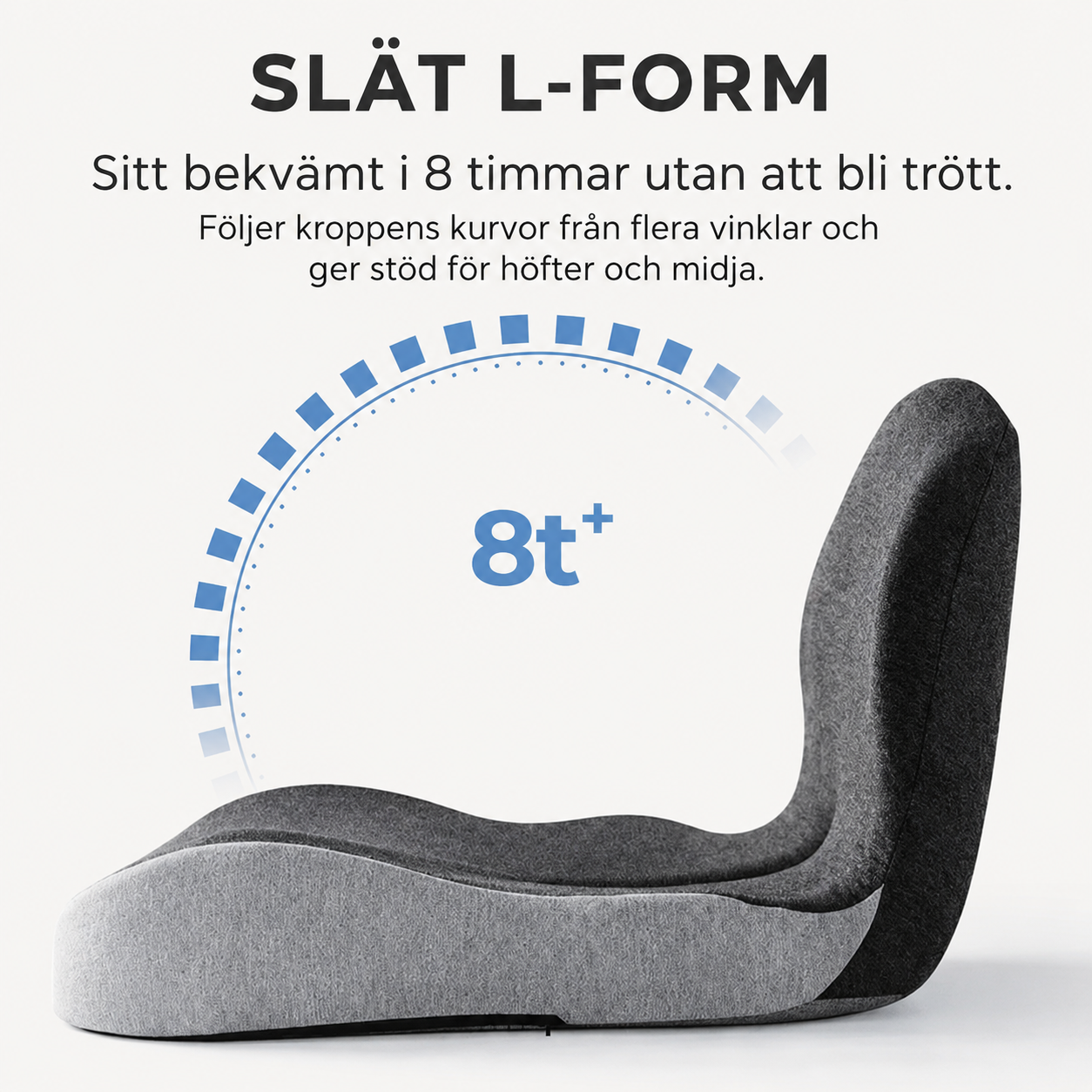 SitWell™ - Säg adjö till ömma höfter och obehag – sitt bekvämt hela dagen.