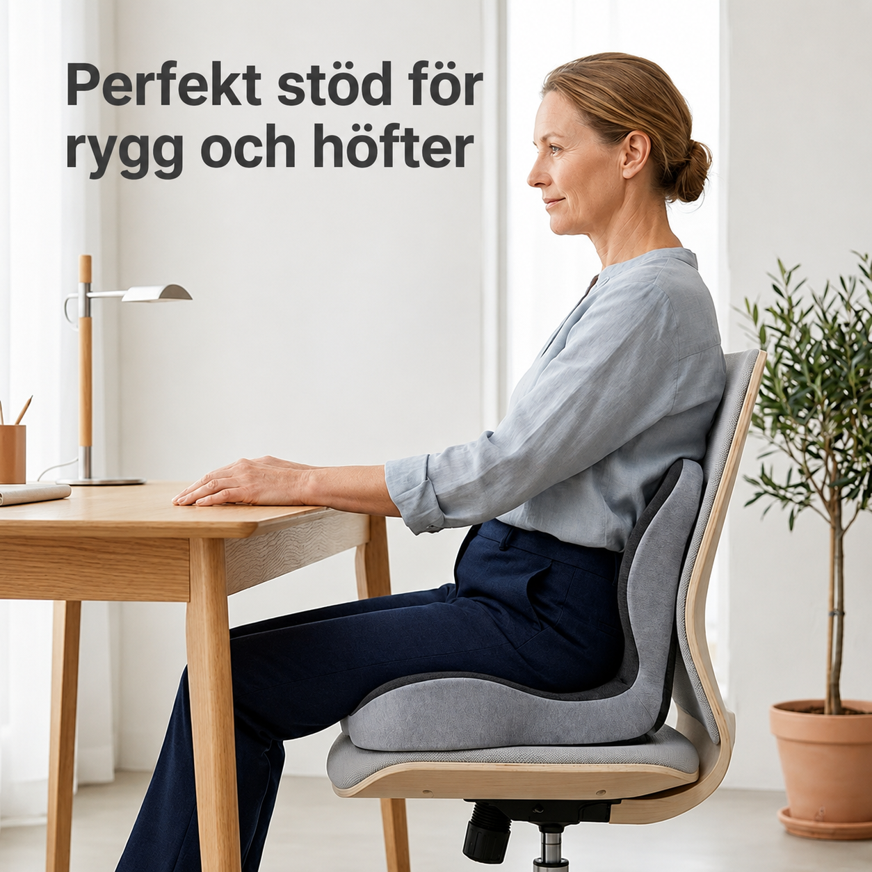 SitWell™ - Säg adjö till ömma höfter och obehag – sitt bekvämt hela dagen.