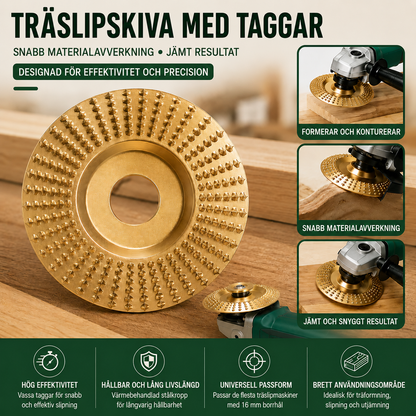 WoodMaster™ - Gör din vinkelslip till ett precisionsverktyg