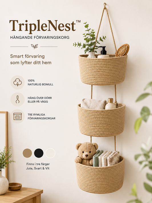 TripleNest™ – Hängande Förvaringskorg