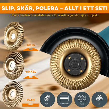 WoodMaster™ - Gör din vinkelslip till ett precisionsverktyg
