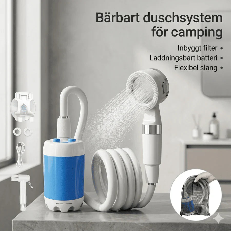 WildWash™ - Bärbar dusch