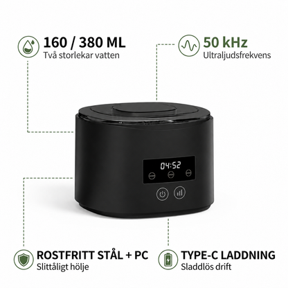 DentaPod™ – Ultraljudsrengöring för tandskena på 5 min