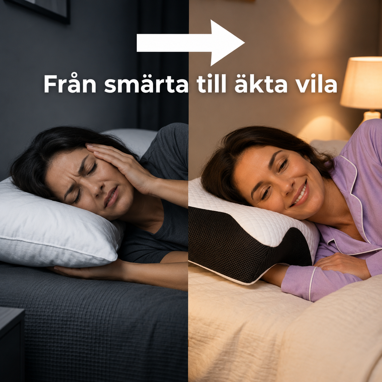 ErgoNest™ – Ergonomisk Nackkudde som Lindrar Nack- & Ryggsmärta