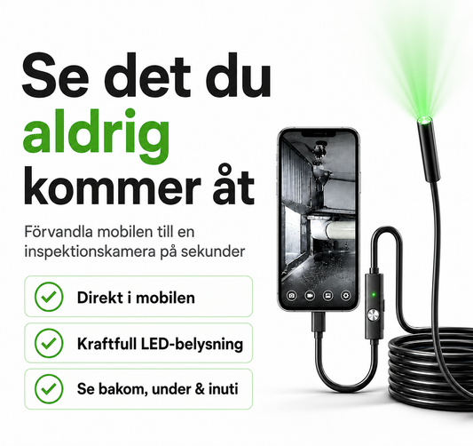 VisionProbe™ – Se det du aldrig kommer åt